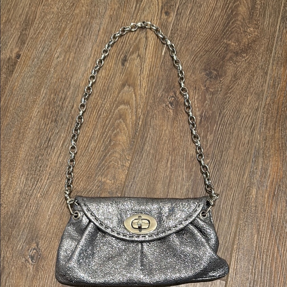 Carla Mancini Silver Chain Evening Bag